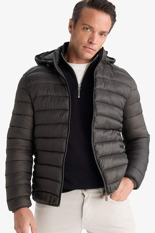 Defacto Su Geçirmez Slim Fit Dar Kesim Kapüşonlu Fermuarlı Şişme Mont N4661az25aukh412 Haki