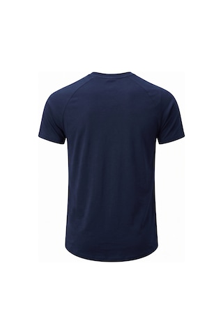 Genius Store 2'li Paket Erkek Spor Tişört Pamuklu Esnek Günlük Kullanıma Uygun Premium Rahat Kalıpt-shirt Lacivert-gri