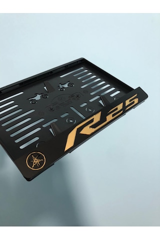 Yamaha R25 Gold Pleksi Motor Plakalığı