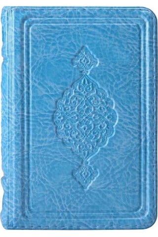 Büyük Cep Boy Kur'an-ı Kerim Mavi, Kılıflı, Mühürlü