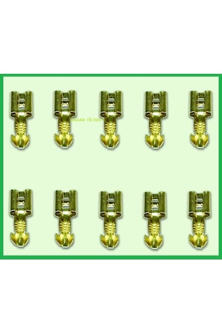 Sarı Geçmeli Dişi Terminal Soket 6.3Mm - 375853058