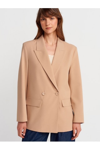 Dilvin 60770 Blazer Ceket-camel CAMEL