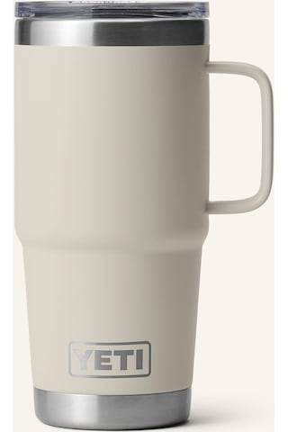 Yeti Rambler Termo Kupa, 591 Ml, Paslanmaz Çelik, Kapaklı Krem