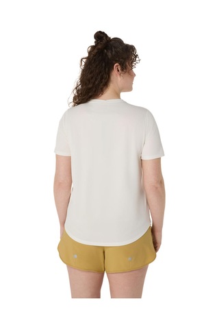 Asics Fujıtraıl Logo Ss Top Kadın Bej Kısa Kollu Tshirt 2012d314-100 Bej