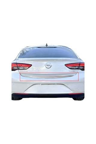 Ebal Otomotiv Opel Insignia B Krom Bagaj Alt Çıtası 2017 Üzeri Paslanmaz Çelik