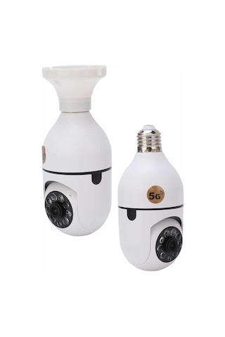 Güvenlik Kamerası Wi-fi Özellikli 360 Derece Full Hd 1080p Ampül Kamera 04969038