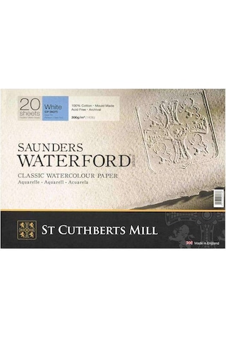 Saunders Waterford Classic Cold Press Not White Sulu Boya Blok 31x23 Cm 300 G 20 Yaprak