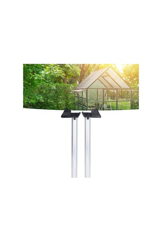 Xindoker Serinlik Ve Sulama İçin Seracılık Sulama Boru Seti 26cm Gümüş Renkli Pvc-alüminyum 2 Adet Boru Ve Aksesuarlar