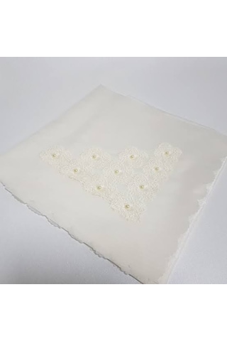 Assehome Saten Iğne Oyalı Incili Bohça