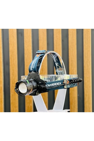 Powerdex Pd-1372 Şarjl Edilebilir Pilli 25w Kafa Lambası Siyah