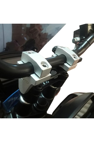 GP Kompozit Bajaj Dominar 250 / 400 2017-2024 Uyumlu Gidon Yükseltme 22mm Siyah 3.5 cm