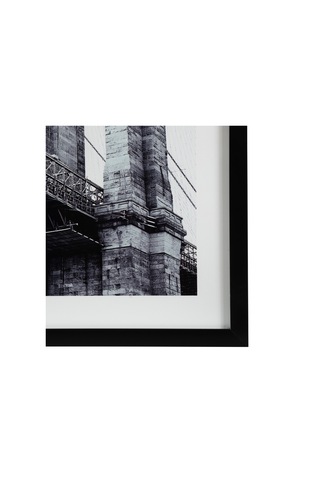 Brooklyn Brıdge Çerçeveli Cam Tablo 60x90cm