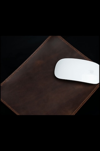 Lost Slope Hakiki Deri Mouse Pad