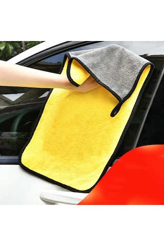 Laspak Mikro Fiber Bez Ultra Su Emici Sarı-gri 50 70