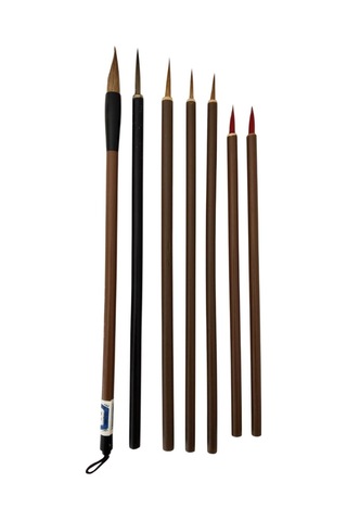 Çini Tahrir, Seramik Sırlama Fırça Seti, Seramik Boyama, Çini, Vazo, Resim, Brush-7 Adet