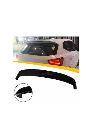 Seat İbiza Spoiler Boyalı Pianoblack 2017-2020 Arası