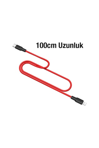 Hoco X21 Plus Pd 20w Type-c To İphone Lightning Silikon Hızlı Şarj Ve Data Kablosu- 5775