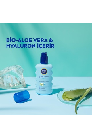Sun Ferahlatıcı Güneş Sonrası Vücut Spreyi 200ml, Nemlendirici, Aloe Vera, Hyaluron