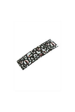 Leopar Desenli Saç Bandı 6 Cm Çok  Renkli