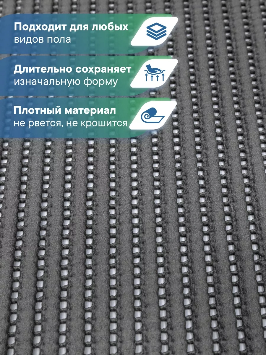 Vılına 65x90 Cm Banyo Ve Tuvalet Paspası 182610030 Grafit