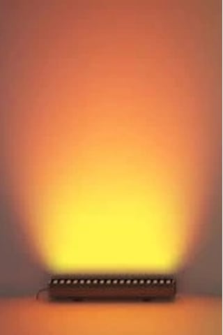 Ycl Wallwasher 12x1w 12w 35cm Amber