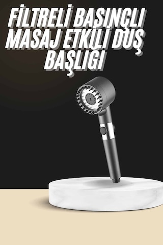 Duş Başlığı Profesyonel Masaj Başlıklı 3 Modlu Yeni Nesil Masaj Uçlu Su Tasarruflu Tkdytgs3fhk24vy4ızh Diğer