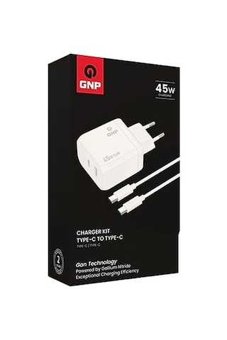 Genpa 45w Gan Şarj Adaptörü Ve Type-c Kablo Seti
