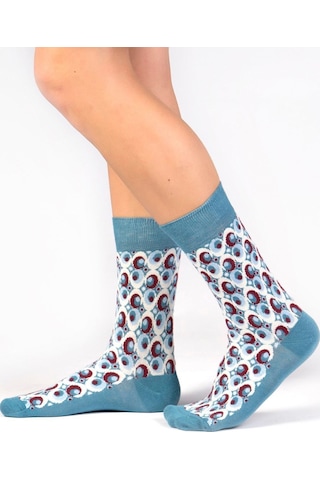 Ozzy Socks Bubble Desenli Çorap Füme