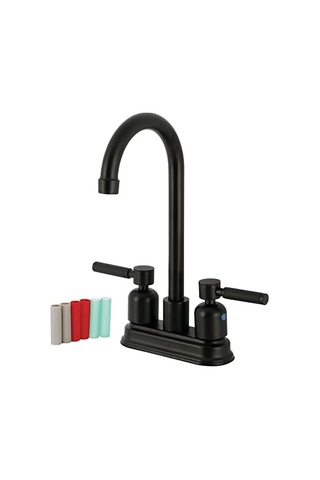 Brass Kb8490dkl Kaiser Bar Musluk, Mat Siyah, 11,56 X 9,31 X 4,75