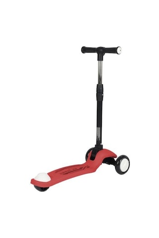 3+ Yaş Pro Scooter Kırmızı Işıklı 50 Kg Taşıma Kapasiteli Kırmızı