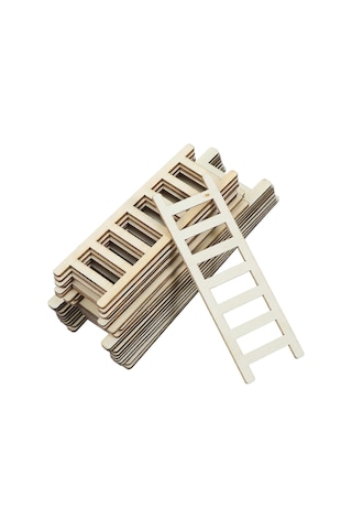 Minyatür Merdiven Dekoru Küçük Dekoratif Merdiven Bahçe Süsü Kend