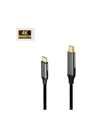 Daytona K-02 Type-C To Mini Display Port Görüntü Aktarım Kablosu