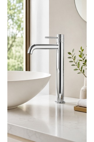 Iconıc Çanak Tipi Lavabo Bataryası Krom Vm-1511
