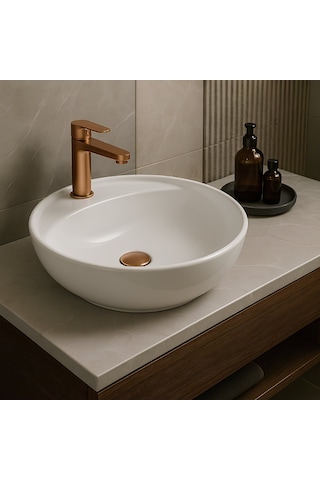 Turavit Tld0712 Toledomix Çanak Lavabo Batarya Delikli 40 CM