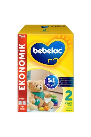 Bebelac 2 Devam Sütü 800 G 2 Adet