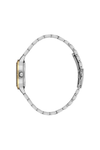 Danıel Kleın Dk102-dk.1.13944-4 Altın Kaplama Kare Taşlı Kadın Kol Saati Gümüş