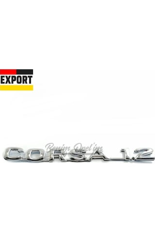 Opel Corsa B Corsa 1.2 Yazisi Krom 515485377 Opel Corsa B Corsa 1.2 Yazisi Krom 515485377