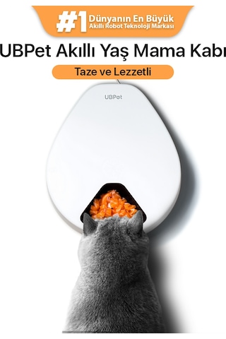 Ubpet Akıllı Soğutuculu Yaş Mama Kabı