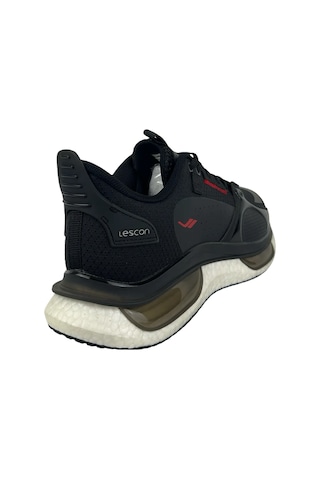 Lescon Flex Foam Buzzer-2 Siyah-kırmızı Erkek Günlük Yürüyüş Spor Ayakkabısı