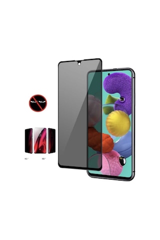 Xiaomi Redmi Note 12 Pro Plus Hayalet Ekran Koruyucu Privacy Tam Kaplayan Kırılmaz Cam