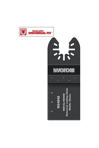 Worx Wa4948 Çok Amaçlı Raspalama Makinası İçin 35x40mm Ahşap, Fiberglas, Pvc Universal Kesme Bıçağı Fr Wa4948
