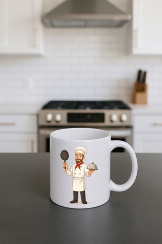 Meslek Baskılı Kupa Erkek Aşçı