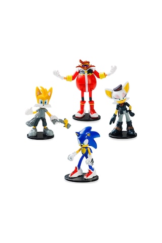 Sonic Aksiyon Figürleri 4 Lü Deluxe Set Son6040 Model 1