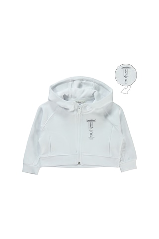 Civil Girls Kız Çocuk Kapüşonlu Hırka 2-5 Yaş Beyaz 39330g24924s1 Beyaz