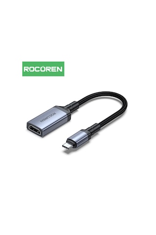 Rocoren 4k 30hz Type-c To Hdmı Çevirici Dönüştürücü Adaptör 15 Cm