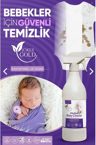 Joker Gold %100 Bitkisel Çok Amaçlı Çocuk&bebek Ürünleri Temizleyici 1 Lt