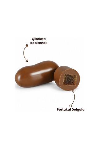 Sütlü Çikolatalı Portakallı Draje 250 G