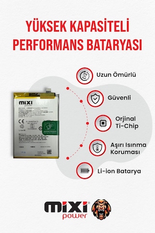 Oppo Reno 11 Fs Uyumlu Tam Kapasite Batarya Tr Garantili