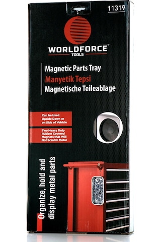 Worldforce 360x160 MM Manyetik Alet Tutucu Paslanmaz Tepsi