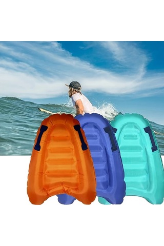 Elmpaly Kırmızı Şişme Sörf Tahtası: Hafif, Katlanır, Taşınabilir, Su Sporları İçin